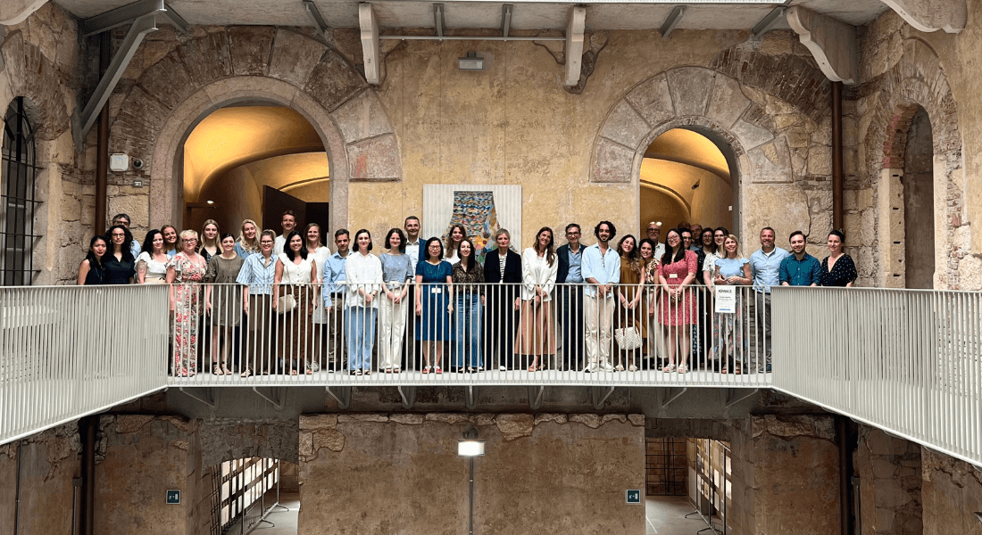 ADVANCE consortium members pose for a group photo in the historic building of University Pole Santa Marta (UNIVR).