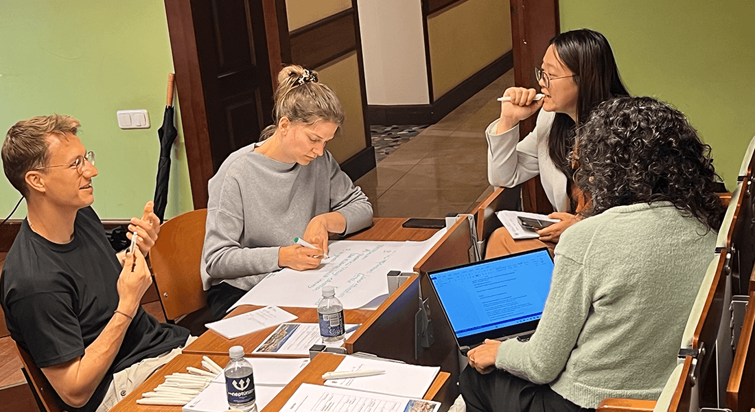 Group discussion during the equity session