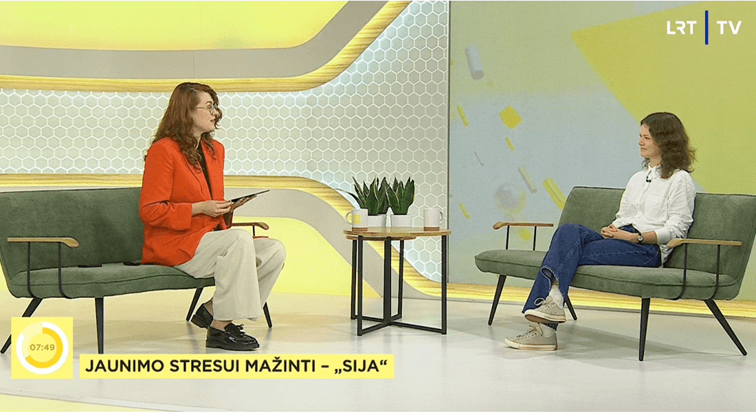 Screenshot of Austeja's interview